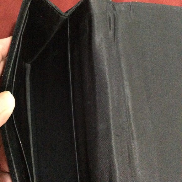 Vintage Black Embroidered Clutch - Picture 6 of 6